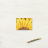 Oh Happy Day Quote Yellow Sunflower Foto Post-it® Notes (Op bureau)