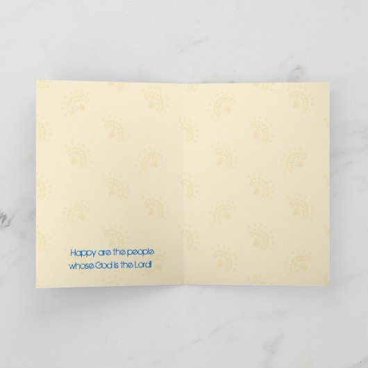 Oh Happy Days Kaart (Binnen)