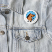Oh Hayyy Grappig Paard Pun Ronde Button 5,7 Cm (In situ)