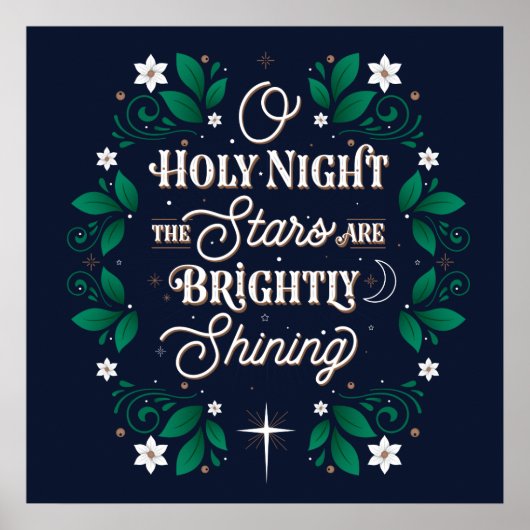 Oh Heilig Poster 24x24 (Voorkant)