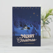 Oh Heilige Kerstfotokaart Feestdagenkaart (Staand voorkant)