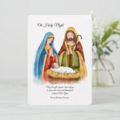 Oh Heilige Kerstkaart (Staand voorkant)