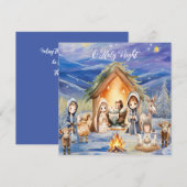 Oh Heilige Kerstkaart Aankondiging (Voorkant / Achterkant)