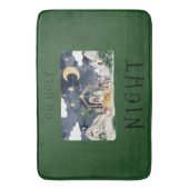 Oh Heilige Nacht Afro-Amerikaanse Geboorte Kerstmi Badmat (Voorkant Verticaal)