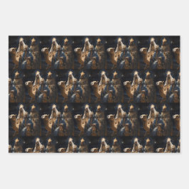 Oh, heilige nacht! Oh Night Devine Inpakpapier Vel