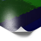 Oh Heilige Nacht - Ster van Bethlehem op een Foto Afdruk (Hoek)