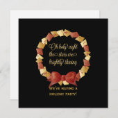 Oh Heilige Nachttekst Ontwerp Kaart (Voorkant / Achterkant)