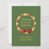 Oh Heilige Night Lyrics Design Kaart (Voorkant)