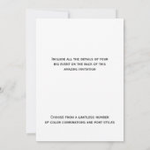 Oh Heilige Night Lyrics Design Kaart (Achterkant)