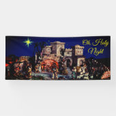 Oh, Heilige Night Spandoek (Horizontaal)