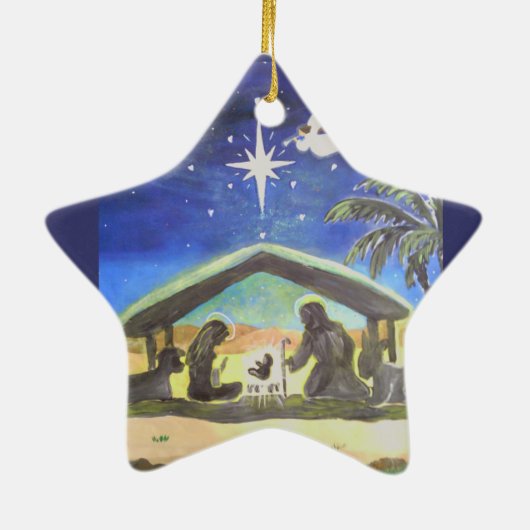 Oh! Heilige Night Star Ornament (Achterkant)