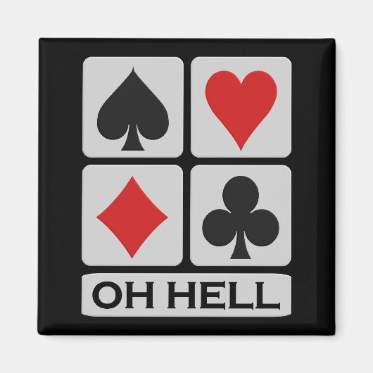 Oh hel magnet (Voorkant)