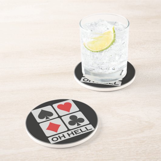 Oh hel onderzetter (Zijkant)