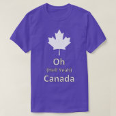 Oh Hell Ja Canada - 150 jaar grappig canadese E T-shirt (Design voorkant)