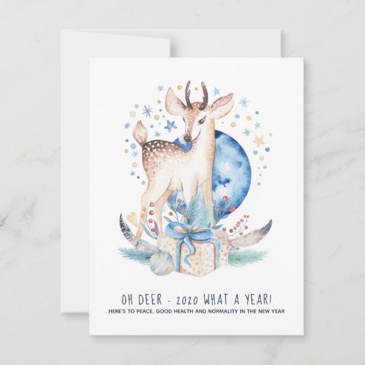 Oh hert 2020 wat een jaar! Kerstvakantie Schattig (Voorkant)