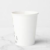 Oh hert baby is bijna hier bekertjes papieren bekers (Links)