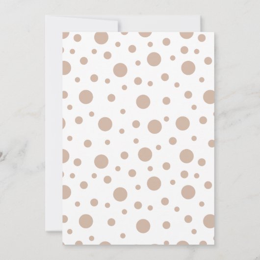 Oh hert baby shower sjabloon kaart (Achterkant)