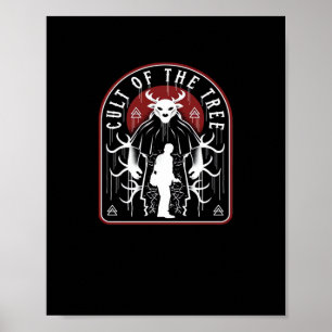 Oh Hert Cultus Van De Boom Artistieke Stijl Poster