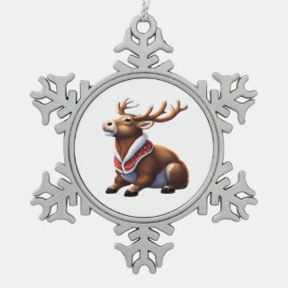 Oh Hert Energetisch Modern Design Tin Sneeuwvlok Ornament
