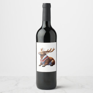 Oh Hert Energetisch Modern Design Wijn Etiket