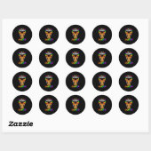 Oh Hert Grappige LGBTQ Pride Bewustzijn Ronde Sticker (Vel)