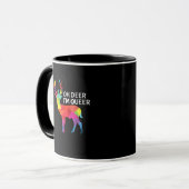 Oh Hert Grappige Regenboog LGBT Pride Design Mok (Voorkant links)