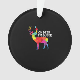 Oh Hert Grappige Woordspeling LGBT Pride Design Ornament