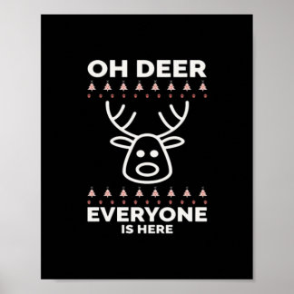 Oh hert iedereen is hier moderne stijl poster