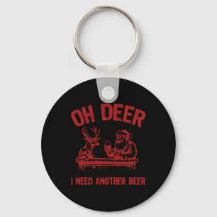 Oh hert, ik heb nog een biertje nodig dat bier Dri Sleutelhanger