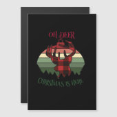 Oh hert kerst is hier vrolijke esthetiek  (Voorkant / Achterkant)