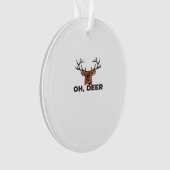 Oh Hert Modern Strake Design Acryl Ornament (voorkant)