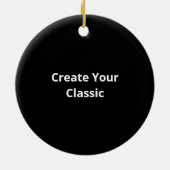 Oh Hert Oh Dier Retro Klassieke Stijl Keramisch Ornament (Achterkant)