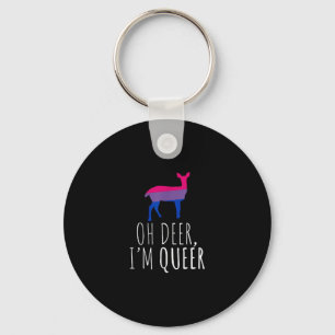 Oh Hert Queer Biseksueel Pride Homoseksueel Lesbis Sleutelhanger
