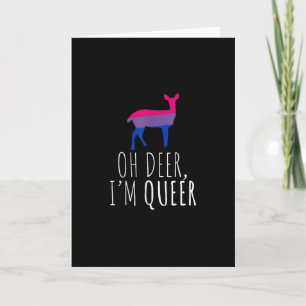Oh Hert Queer Biseksueel Pride Kaart
