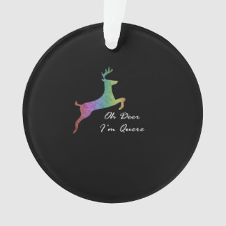Oh Hert Queer Grappige Woordspeling LGBT Pride Acr Ornament