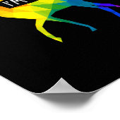 Oh Hert Queer LGBTQ Pride Vieringsmaand Poster (Hoek)