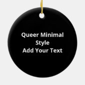 Oh hert queer minimale moderne stijl ornament (Achterkant)