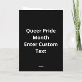 Oh Hert Queer Pride Maand Viering Cadeau Kaart (Achterkant)