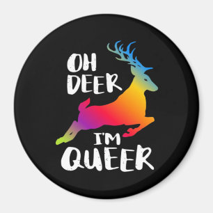 Oh Hert Queer Trots Minimalistische Artistieke Sti Magneet