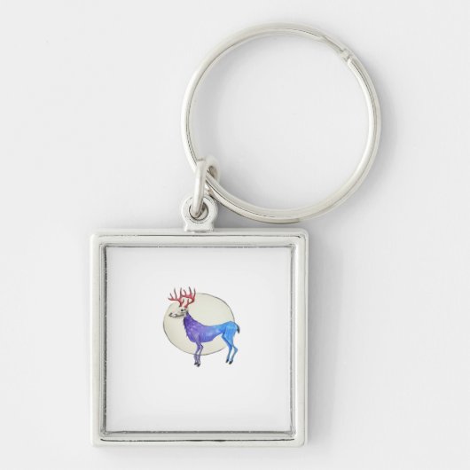 Oh Hert Schoon Grafische Stijl Sleutelhanger (Voorkant)