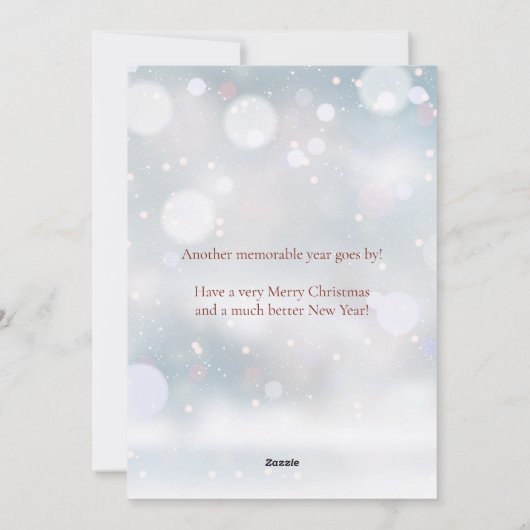 Oh hert wat een jaar 2021 Kerstmis  Feestdagenkaart (Achterkant)