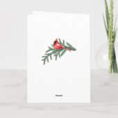 Oh hert wat een jaar prettig kerstfeest vakantie kaart (Achterkant)