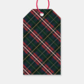 Oh hert, wat een jaar! Rendier Face Mask Rood Plai Cadeaulabel (Achterkant)