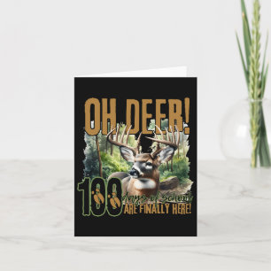 Oh herten 100 dagen school zijn hier herten jagen kaart