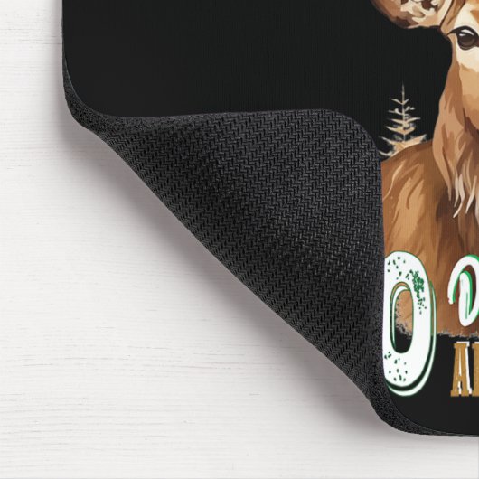 Oh herten 100 dagen school zijn hier herten jagen  muismat (Hoek)