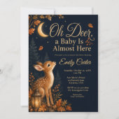 Oh Herten Baby Borrel Kaart (Voorkant)