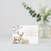 Oh Herten Baby shower Behuizing Kaart (Staand voorkant)