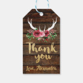 Oh herten Baby shower cadeau Labels Cadeaulabel (Achterkant)