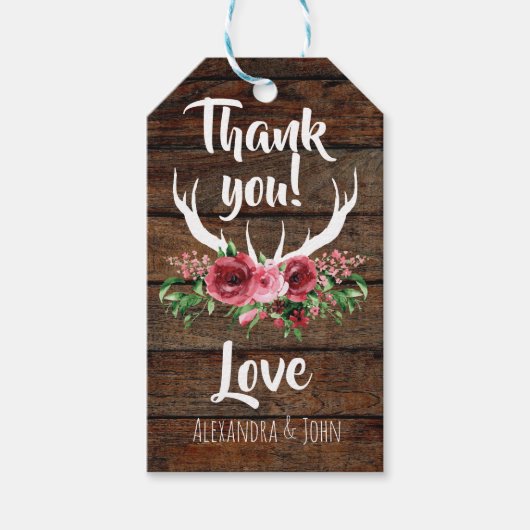 Oh herten Baby shower cadeau Labels Cadeaulabel (Voorkant)