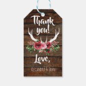 Oh herten Baby shower cadeau Labels Cadeaulabel (Achterkant)